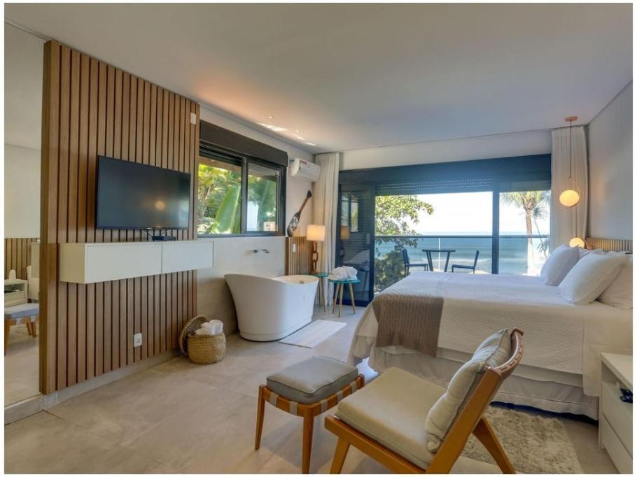 Chez Louise Et Louis Pe Na Areia Hotell Juquei Eksteriør bilde